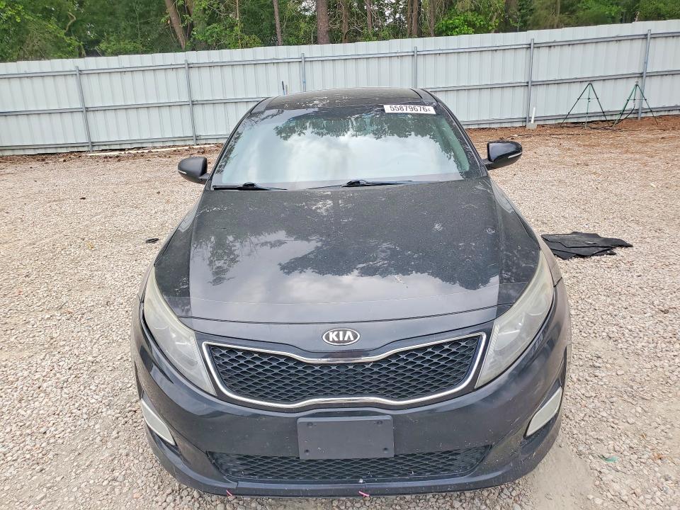 2014 Kia Optima VIN 5XXGN4A75EG345646 COPART salvage auction — REAR END, Nc - Salvage Certificate Of Title, sold $750 on 2026-07-24 (photo 5)