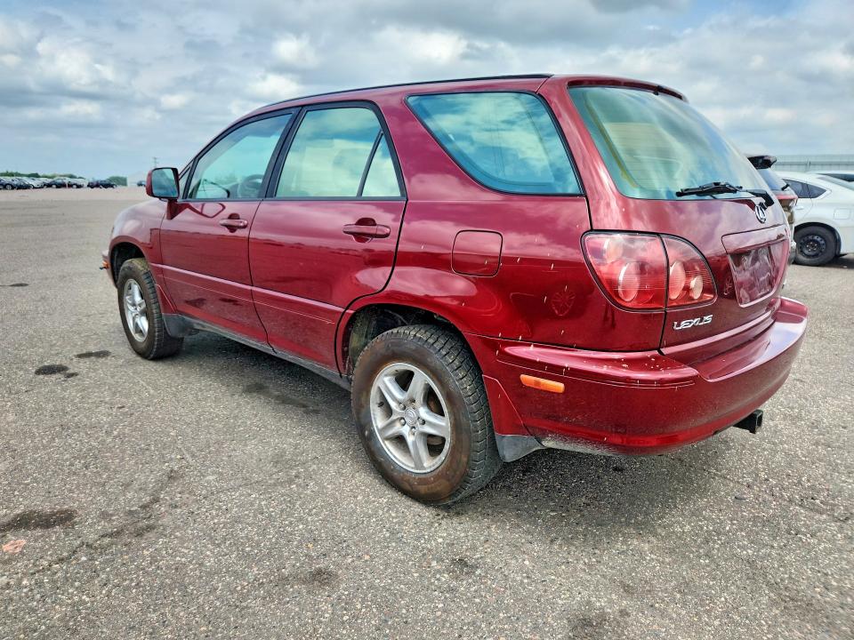1999 Lexus Rx 300 VIN JT6GF10U9X0043811 COPART salvage auction — UNDERCARRIAGE, Mn - Cert Of Title-Prior Salvage, sold $575 on 2026-07-28 (photo 2)
