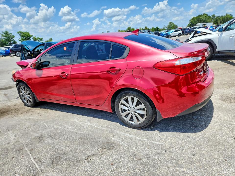 2014 Kia Forte VIN KNAFX4A63E5150367 COPART salvage auction — FRONT END, Fl - Cert Of Ttl-Rebuilt&Slvg Rbld, sold $450 on 2026-07-09 (photo 2)
