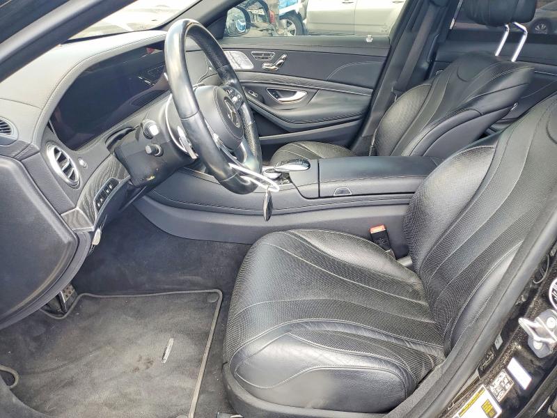 2018 Mercedes-benz S-klasse VIN WDDUG6GB0JA382734 COPART salvage auction — FRONT END, Ca - Dis/Dlr/Exp Only Clean Title, sold $22,000 on 2026-07-15 (photo 7)