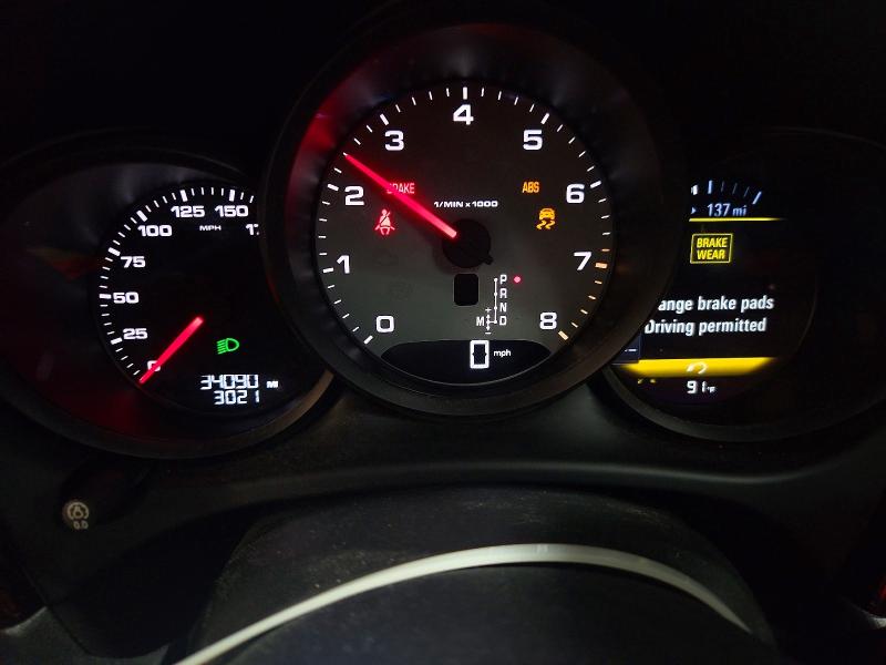 2021 Porsche Macan VIN WP1AB2A54MLB37062 COPART salvage auction — FRONT END, Ny - Mv-907A Salvage Certificate, sold $18,400 on 2026-07-10 (photo 9)