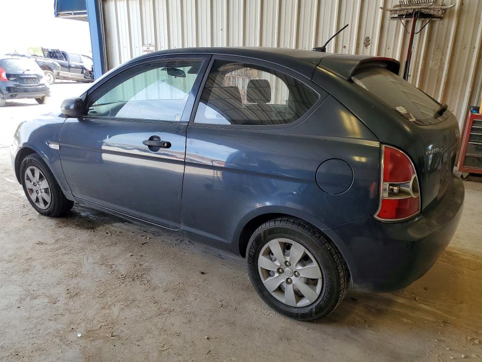 2011 Hyundai Accent VIN KMHCM3AC8BU197969 COPART salvage auction — HAIL, Tx - Cert Of Title-Rebuilt Salvage, sold $350 on 2026-07-17 (photo 2)