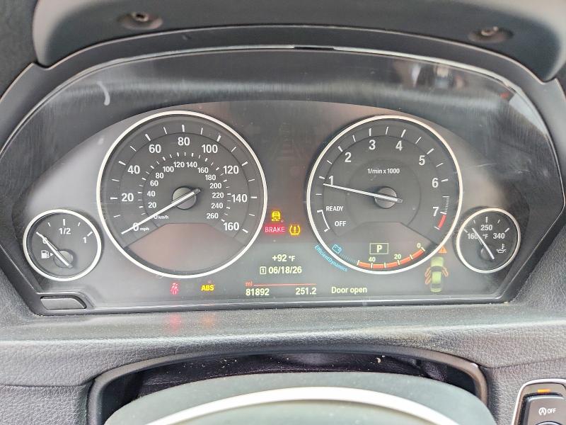 2015 BMW 3er VIN WBA3B5C54FP652967 COPART salvage auction — REAR END, Md - Cert Of Salvage > 75% Damage, sold $225 on 2026-08-21 (photo 9)
