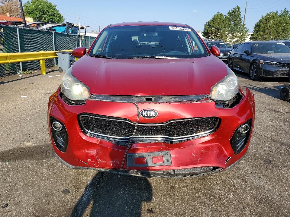 2018 Kia VIN KNDPMCAC4J7333730 COPART salvage auction — FRONT END, Co - Public - Salvage Title, sold $650 on 2026-07-28 (photo 5)