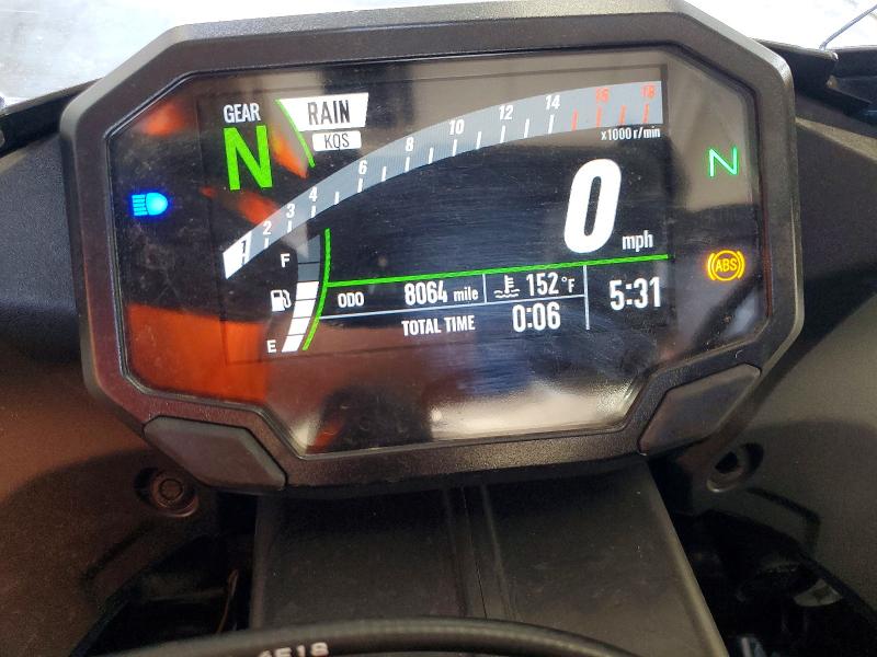 2025 Kawasaki Ninja VIN JKBZXJJ1XSA018122 COPART salvage auction — FRONT END, WA - BILL OF SALE, sold $2,600 on 2026-07-30 (photo 7)