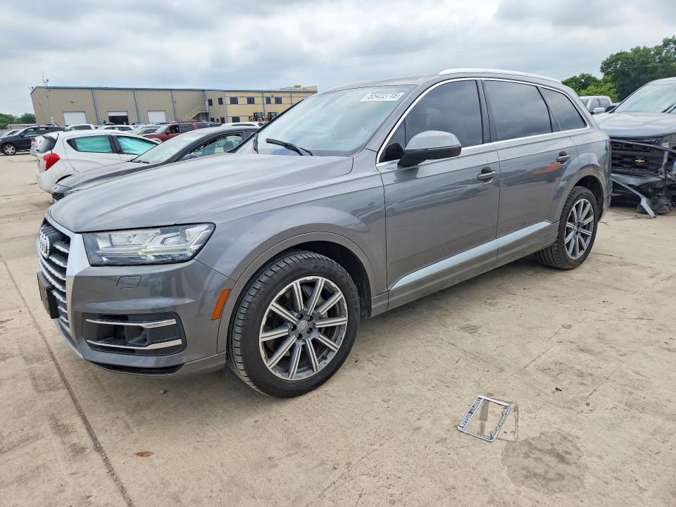 2018 Audi Q7 VIN WA1VAAF71JD024910 COPART salvage auction — MECHANICAL, TX - SALVAGE VEHICLE TITLE, sold $9,700 on 2026-07-23 (photo 1)