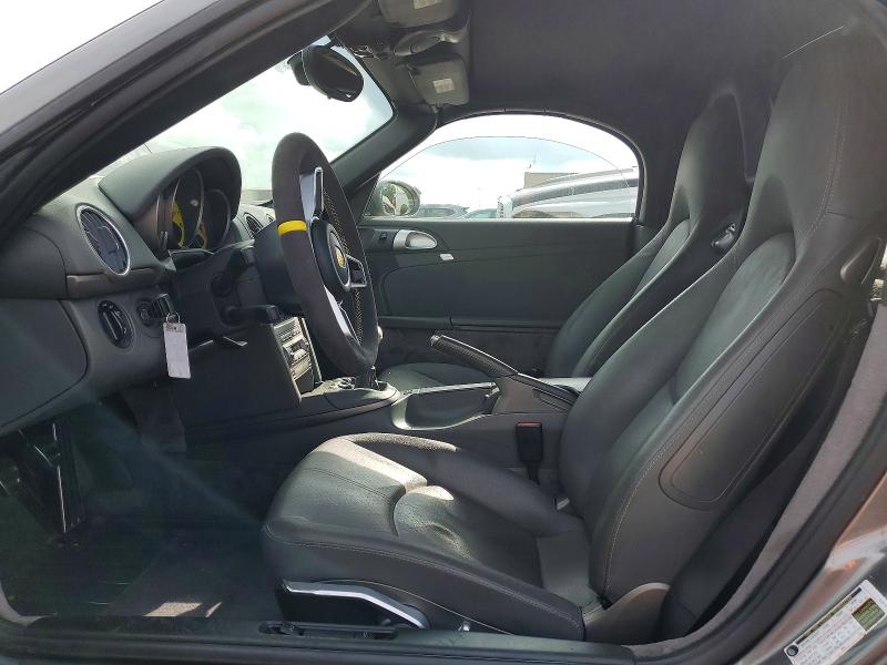 2007 Porsche Boxster VIN WP0CA298X7U711691 COPART salvage auction — FRONT END, Tx - Salvage Vehicle Title, sold $4,200 on 2026-07-02 (photo 7)