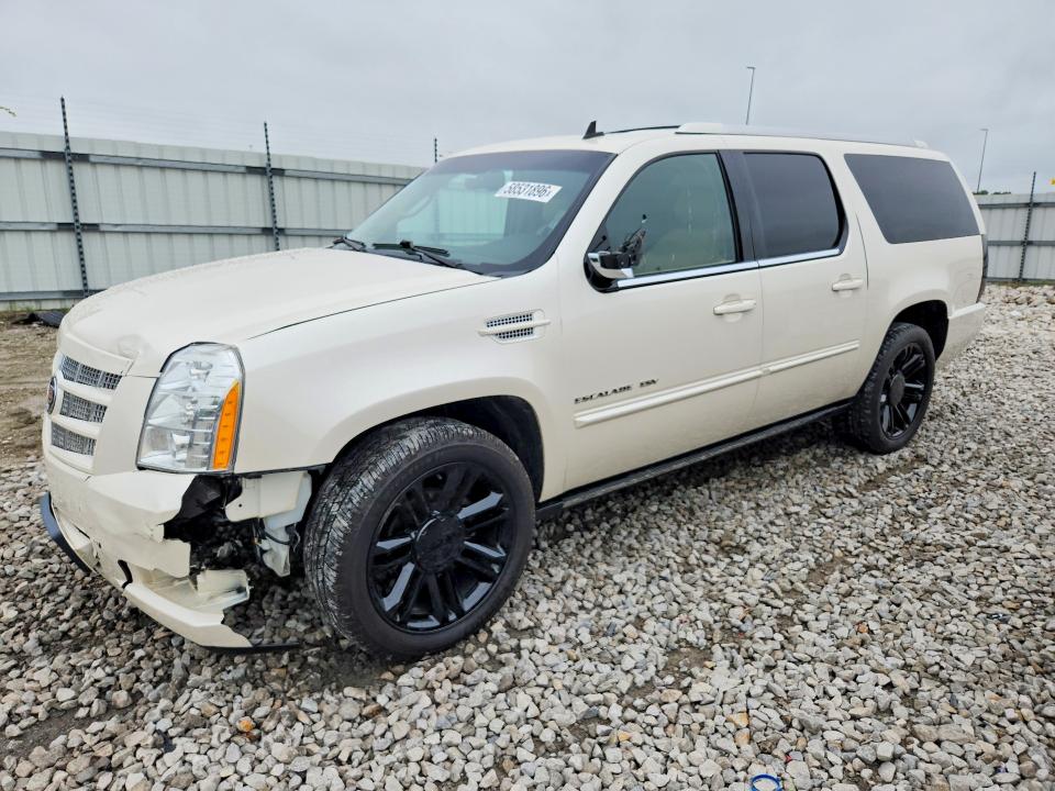2014 Cadillac Escalade VIN 1GYS4JEF3ER112059 COPART salvage auction — FRONT END, Il - Salvage Certificate, sold $2,050 on 2026-08-03 (photo 1)
