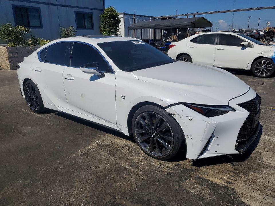 2024 Lexus Is VIN JTHGZ1B23R5073077 COPART salvage auction — FRONT END, Ca - Salvage Certificate, sold $4,800 on 2026-07-29 (photo 4)