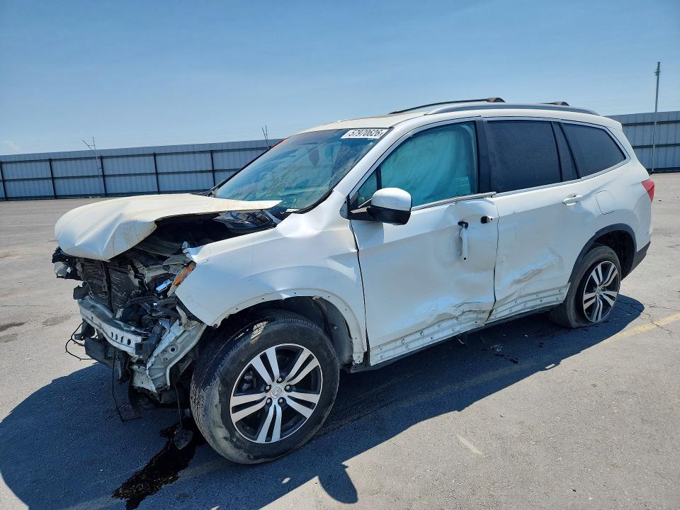 2018 Honda Pilot VIN 5FNYF5H55JB012422 COPART salvage auction — FRONT END, Ca - Salvage Certificate, sold $975 on 2026-07-09 (photo 1)