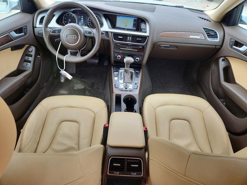 2015 Audi VIN WAUFFAFL7FN029648 COPART salvage auction — WATER/FLOOD, Tx - Salvage Title-Flood Damage, sold $550 on 2026-07-30 (photo 8)