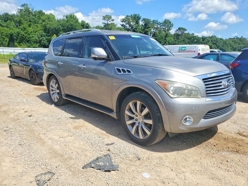 2014 Infiniti Qx80 VIN JN8AZ2ND5E9750664 COPART salvage auction — MECHANICAL, Fl - Certificate Of Title, sold $2,850 on 2026-07-28 (photo 4)