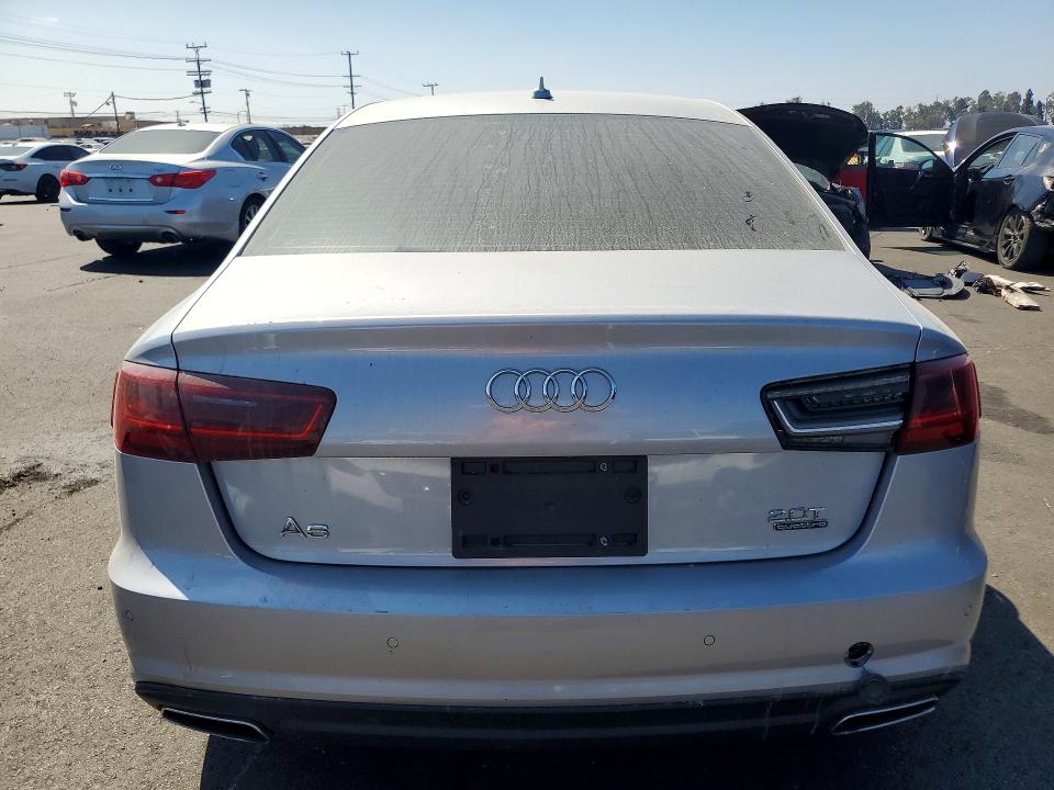 2018 Audi A6 VIN WAUF8AFCXJN102272 COPART salvage auction — FRONT END, CA - DIS/DLR/EXP ONLY CLEAN TITLE, sold $2,950 on 2026-07-27 (photo 6)