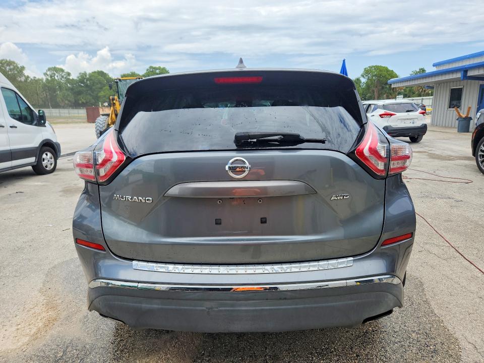 2017 Nissan Murano VIN 5N1AZ2MH6HN188281 COPART salvage auction — MECHANICAL, Fl - Certificate Of Title, sold $1,050 on 2026-07-09 (photo 6)