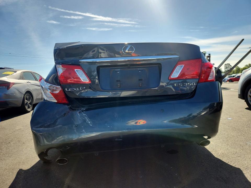 2007 Lexus ES VIN JTHBJ46G972080350 COPART salvage auction — REAR END, Or - Salvage Title Certificate, sold $100 on 2026-07-22 (photo 6)