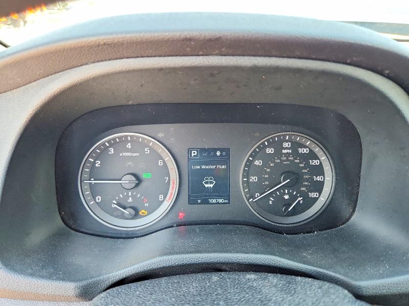 2017 Hyundai Tucson VIN KM8J3CA40HU275494 COPART salvage auction — FRONT END, Oh - Cert Of Title-Salvage, sold $1,950 on 2026-07-08 (photo 9)