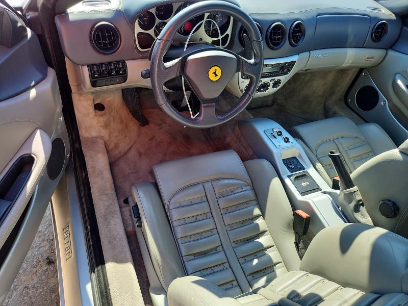 2001 Ferrari 360 VIN ZFFYT53A610126006 COPART salvage auction — REAR END, Ga - Cert Of Title-Salvage, sold $42,500 on 2026-07-10 (photo 8)