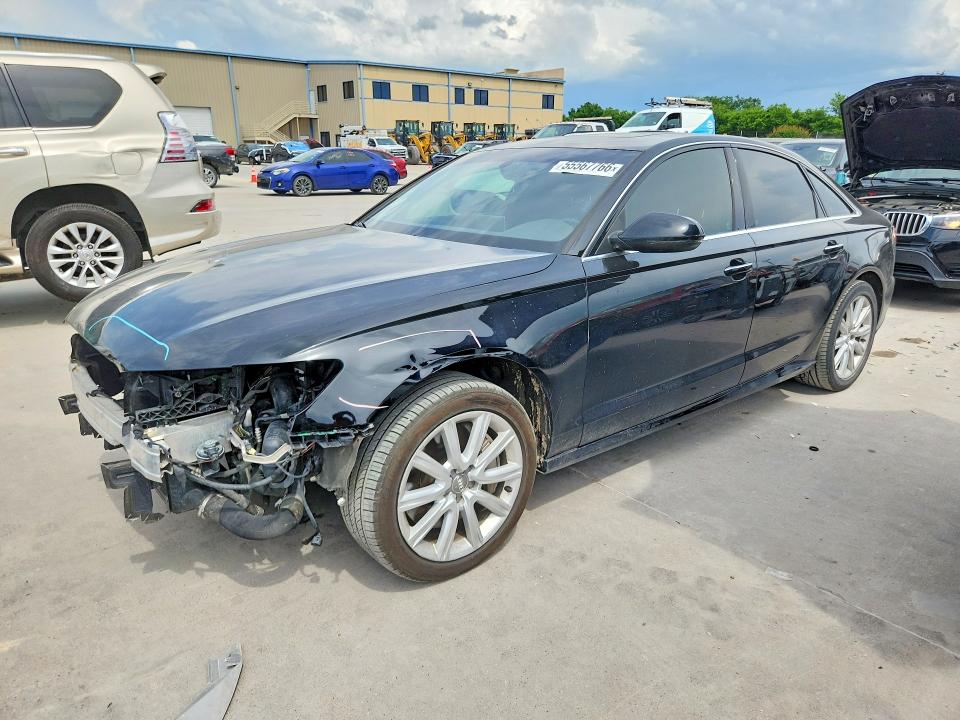 2016 Audi A6 VIN WAUDFAFCXGN102357 COPART salvage auction — FRONT END, TX - SALVAGE VEHICLE TITLE, sold $1,550 on 2026-07-23 (photo 1)