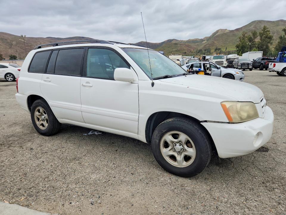 2003 Toyota Highlander VIN JTEGD21A830066091 COPART salvage auction — MINOR DENT/SCRATCHES, Ca - Dis/Dlr/Exp Only Clean Title, sold $500 on 2026-07-21 (photo 4)
