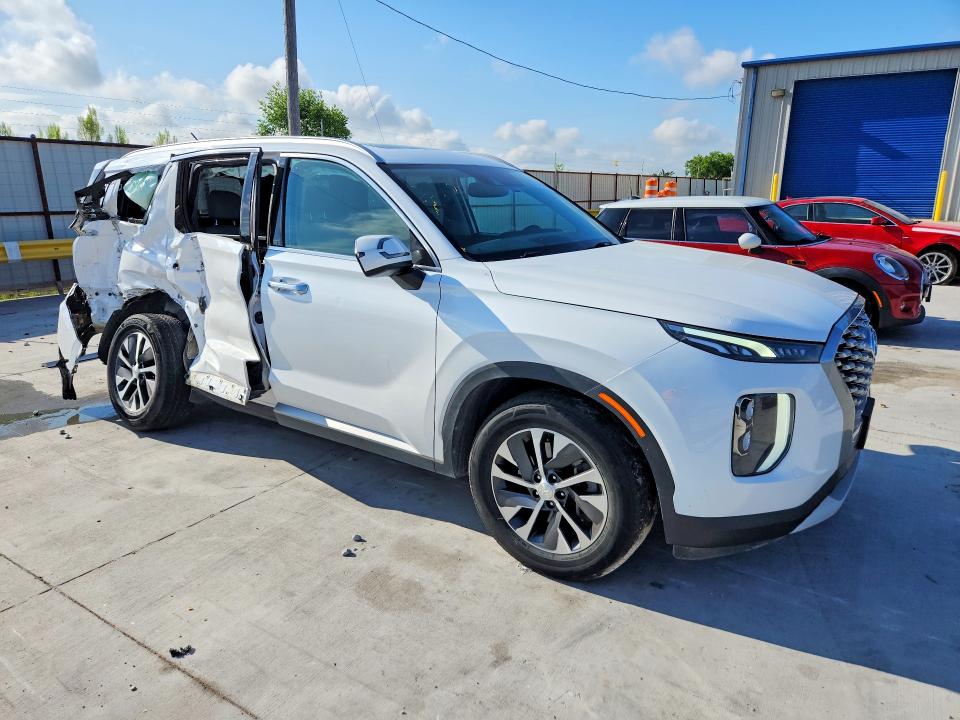 2021 Hyundai Palisade VIN KM8R24HE2MU191486 COPART salvage auction — SIDE, Tx - Salvage Vehicle Title, sold $7,200 on 2026-07-02 (photo 4)