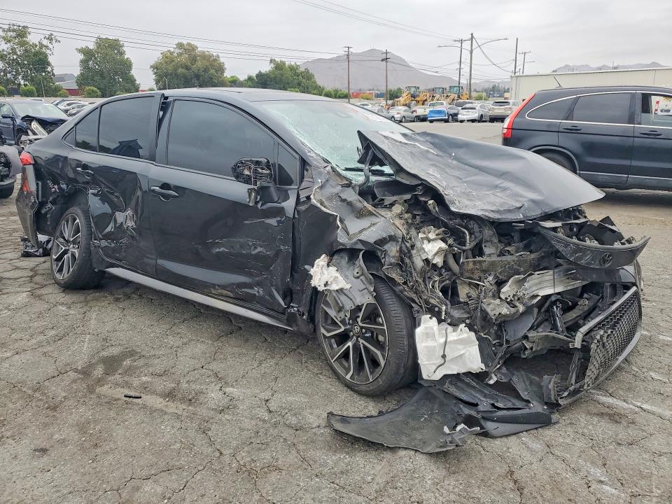 2022 Toyota Corolla VIN JTDP4MCE4NJ095052 COPART salvage auction — ALL OVER, CA - SALVAGE CERTIFICATE, sold $2,950 on 2026-07-30 (photo 4)