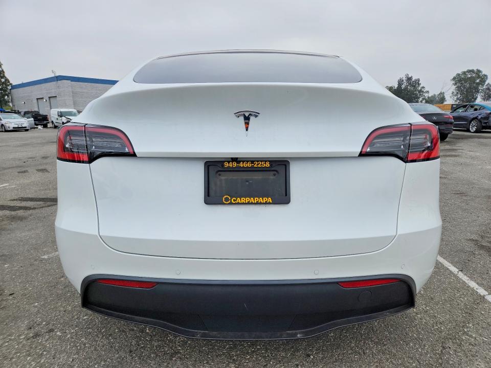 2021 Tesla VIN 5YJYGDED7MF125909 COPART salvage auction — FRONT END, Ca - Salvage Certificate, sold $8,300 on 2026-07-17 (photo 6)
