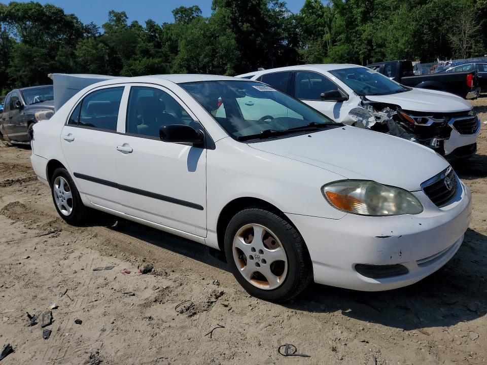 2006 Toyota Corolla VIN JTDBR32EX60076858 COPART salvage auction — REAR END, De - Salvage Certificate, sold $850 on 2026-07-21 (photo 4)