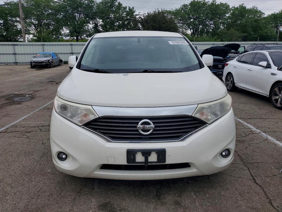 2015 Nissan Quest VIN JN8AE2KP0F9122748 COPART salvage auction — MINOR DENT/SCRATCHES, Oh - Certificate Of Title, sold $900 on 2026-07-06 (photo 5)