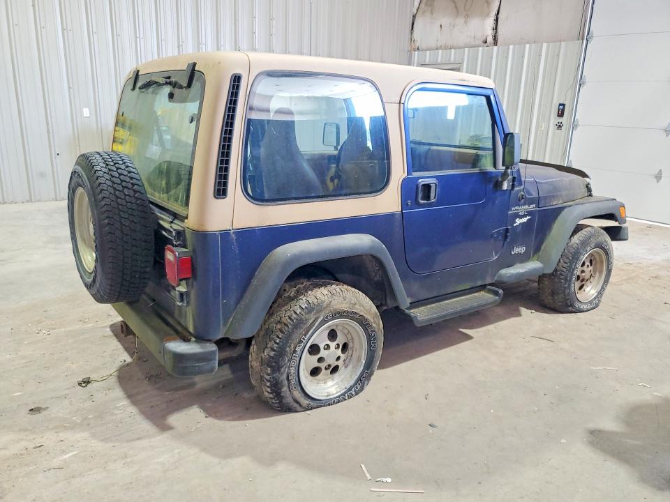 1997 Jeep Wrangler / VIN 1J4FY19SXVP538954 COPART salvage auction — NORMAL WEAR, Va - Certificate Of Title, sold $725 on 2026-07-09 (photo 3)