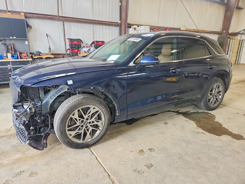 2022 Genesis Gv70 VIN KMUMADTB7NU065850 COPART salvage auction — FRONT END, AB - BOS - SALVAGE, sold $9,500 on 2026-07-23 (photo 1)