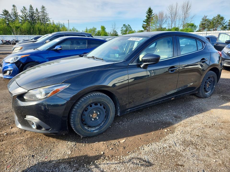 2015 Mazda 3 VIN JM1BM1M33F1258670 COPART salvage auction — FRONT END, On - Permit No Brand - Unfit, sold $2,200 on 2026-07-02 (photo 1)