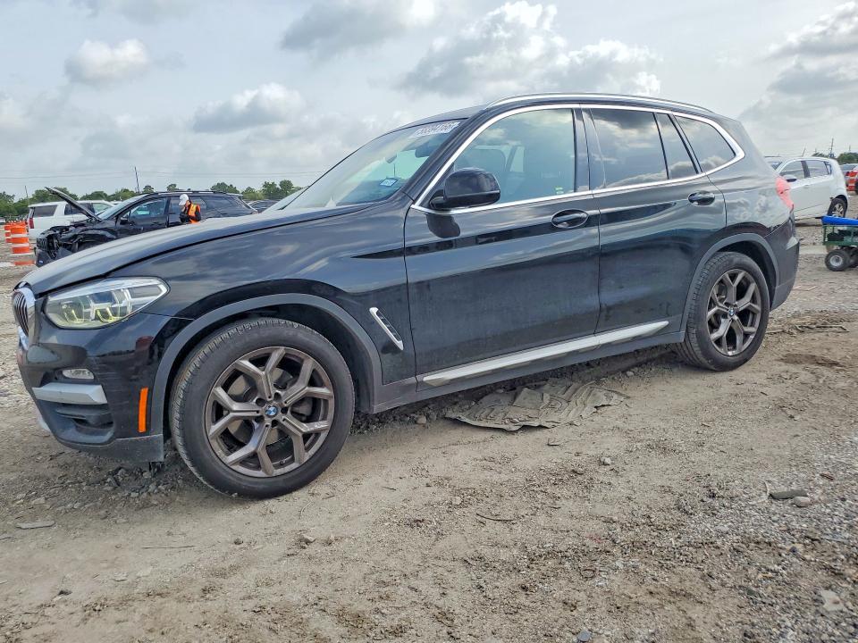 2021 BMW X3 VIN 5UXTY3C01M9F84219 COPART salvage auction — FRONT END, TX - SALVAGE VEHICLE TITLE (P), sold $6,100 on 2026-07-13 (photo 1)