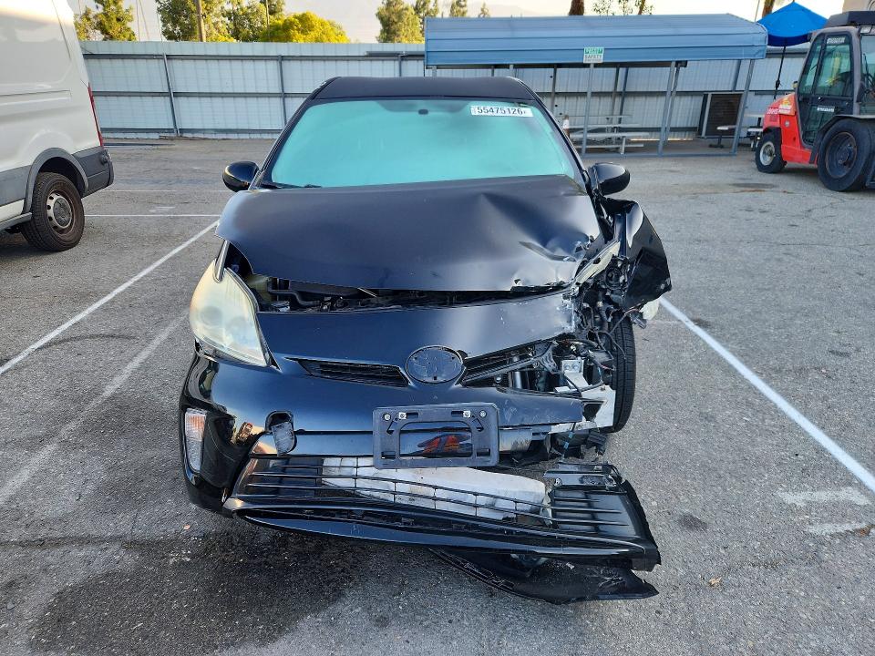 2015 Toyota Prius VIN JTDKN3DUXF0427686 COPART salvage auction — FRONT END, Ca - Salvage Certificate, sold $625 on 2026-07-09 (photo 5)