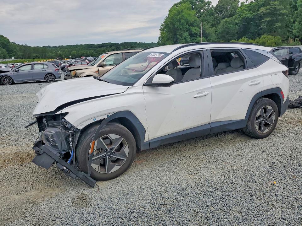 2025 Hyundai Tucson VIN 5NMJB3DE5SH452955 COPART salvage auction — FRONT END, Nc - Salvage Certificate Of Title, sold $7,400 on 2026-07-30 (photo 1)