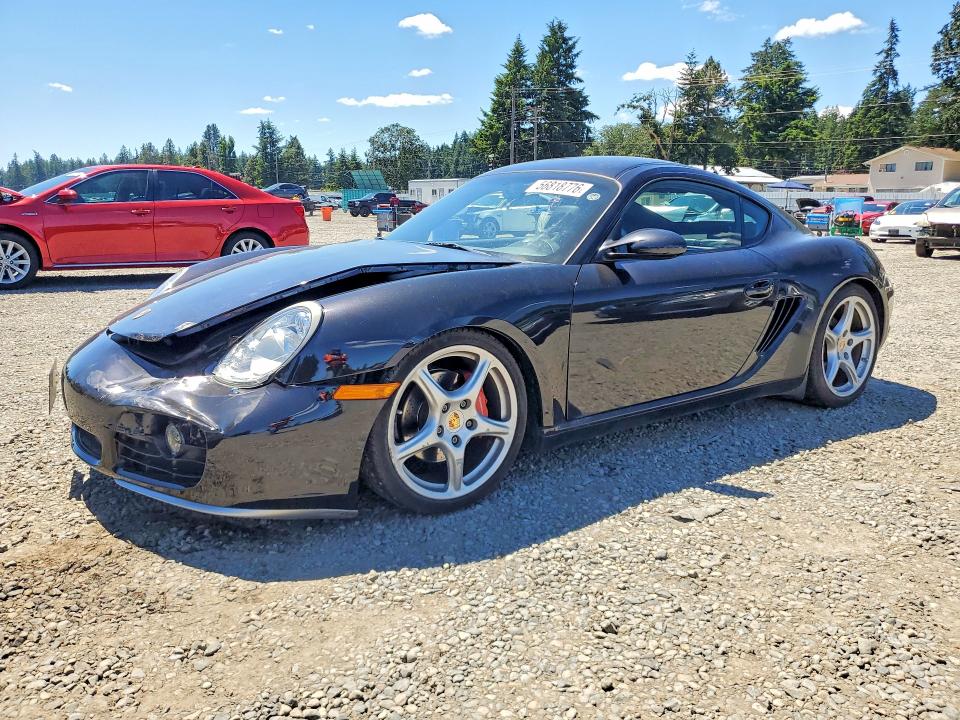 2006 Porsche Cayman VIN WP0AB29886U780558 COPART salvage auction — FRONT END, Wa - Bill Of Sale, sold $6,100 on 2026-07-24 (photo 1)