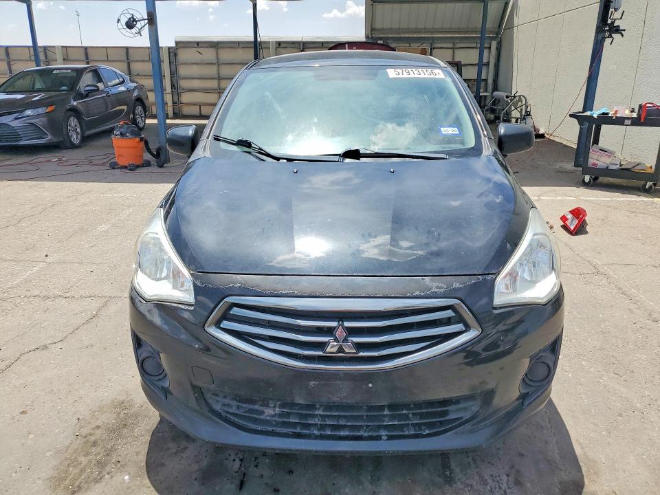 2019 Mitsubishi Mirage VIN ML32F3FJ9KHF16280 COPART salvage auction — REAR END, Tx - Salvage Vehicle Title, sold $1,550 on 2026-07-17 (photo 5)