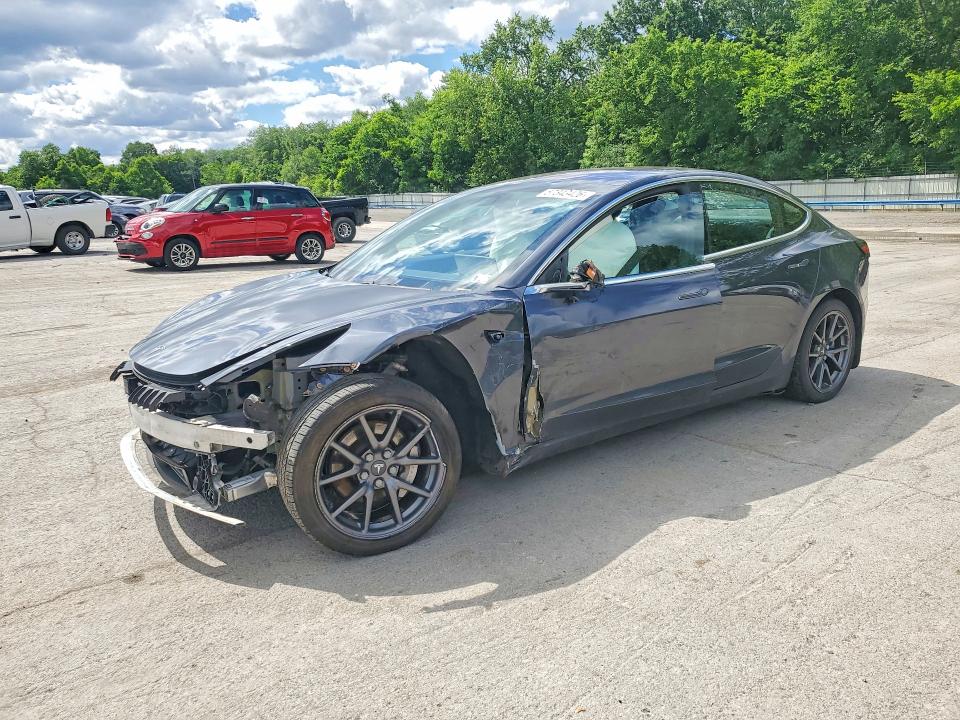 2018 Tesla Model 3 VIN 5YJ3E1EB2JF074988 COPART salvage auction — FRONT END, Pa - Certificate Of Salvage, sold $5,100 on 2026-07-16 (photo 1)