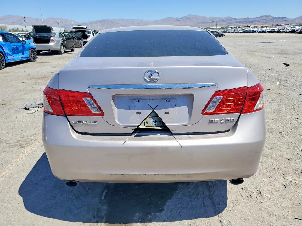 2007 Lexus Es 350 VIN JTHBJ46G572011462 COPART salvage auction — ENGINE BURN, Nv - Salvage Title, sold $450 on 2026-07-02 (photo 6)