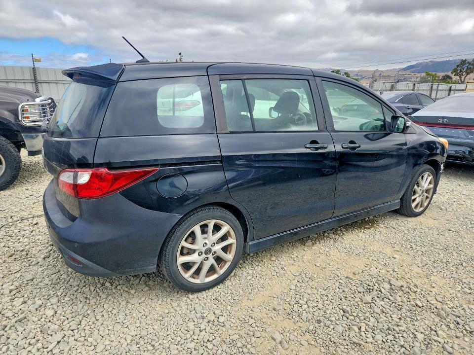 2013 Mazda 5 VIN JM1CW2CL5D0152522 COPART salvage auction — FRONT END, Ca - Salvage Certificate, sold $725 on 2026-07-07 (photo 3)