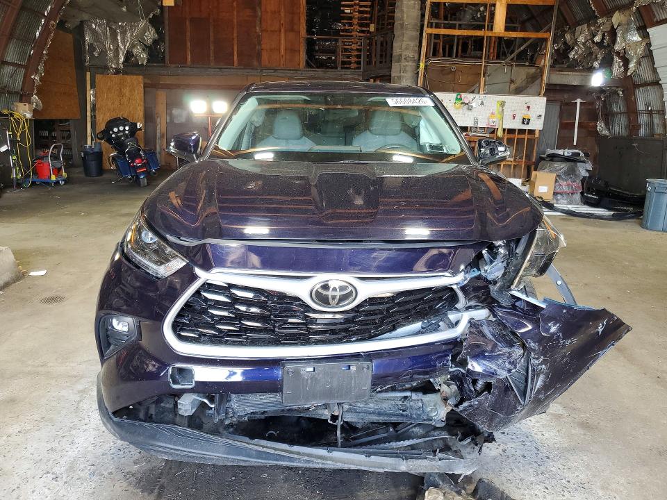 2021 Toyota VIN 5TDBZRBH1MS072799 COPART salvage auction — FRONT END, Ny - Mv-907A Salvage Certificate, sold $5,300 on 2026-07-22 (photo 5)
