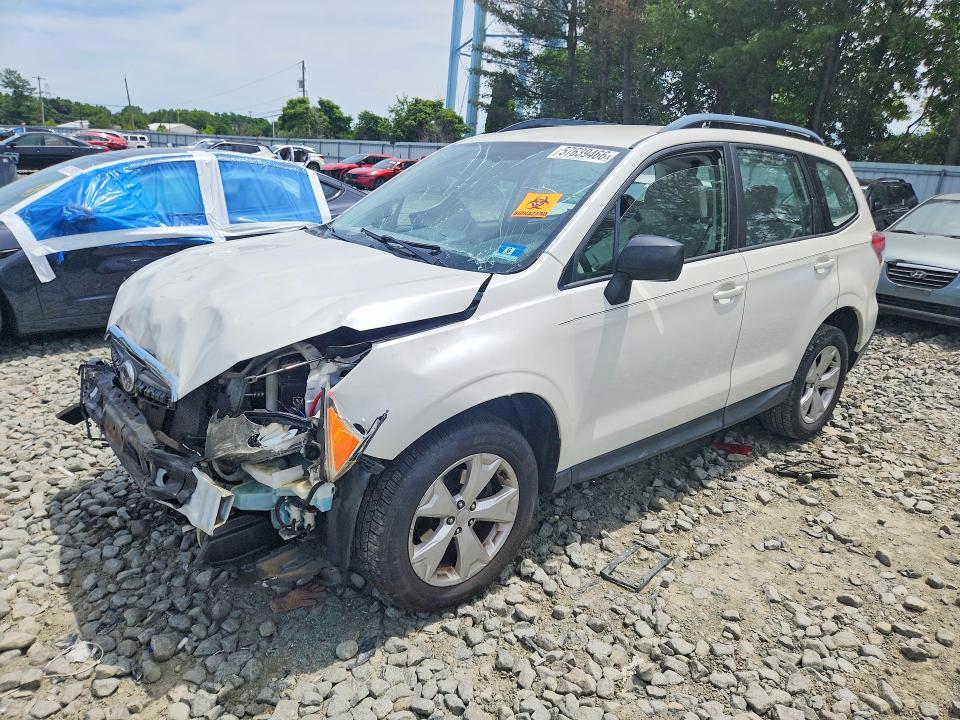 2016 Subaru VIN JF2SJABCXGH557076 COPART salvage auction — FRONT END, Nj - Cert Of Title-Salvage, sold $225 on 2026-07-29 (photo 1)