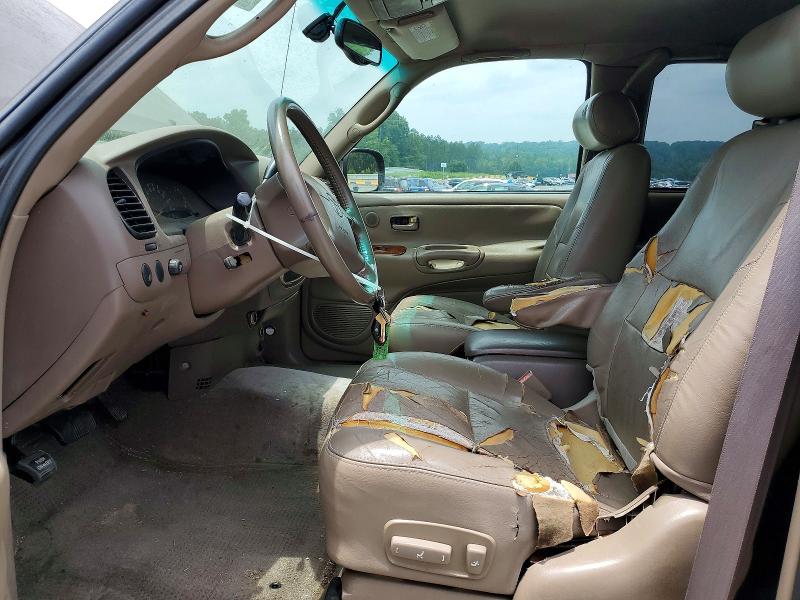 2000 Toyota Tundra VIN 5TBRT3812YS100034 COPART salvage auction — FRONT END, Nc - Salvage Certificate Of Title, sold $450 on 2026-07-30 (photo 7)