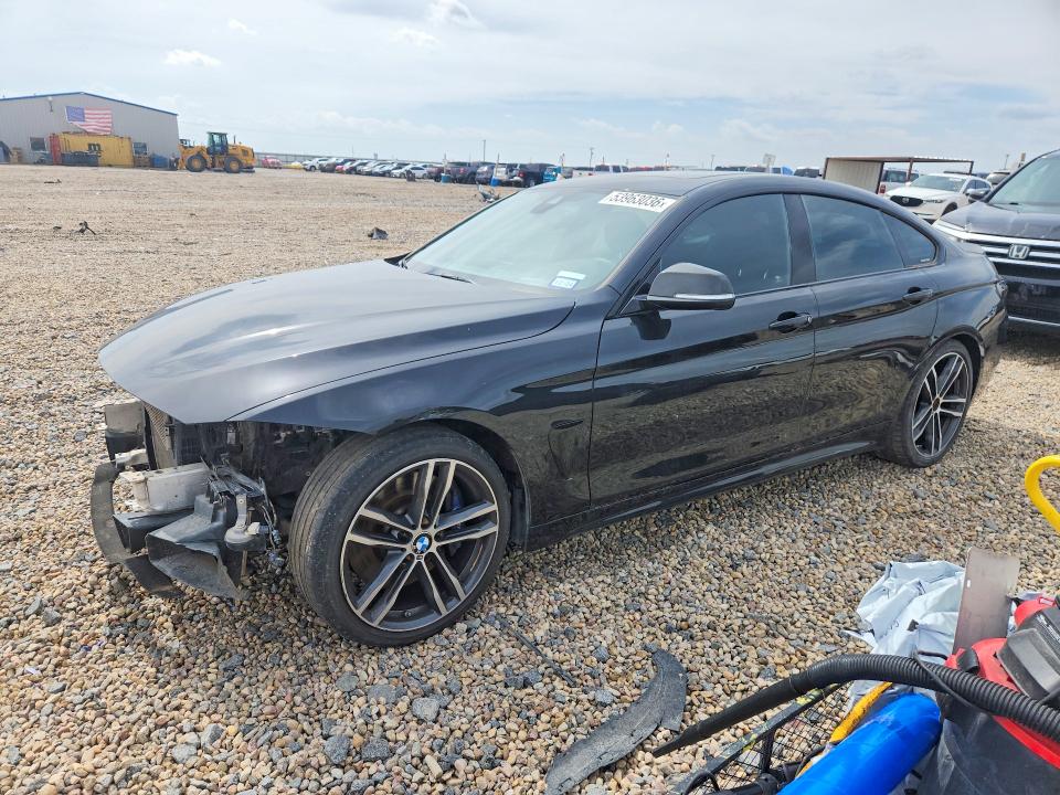 2019 BMW 4er VIN WBA4J5C58KBM65195 COPART salvage auction — FRONT END, Tx - Salvage Vehicle Title, sold $4,750 on 2026-08-11 (photo 1)