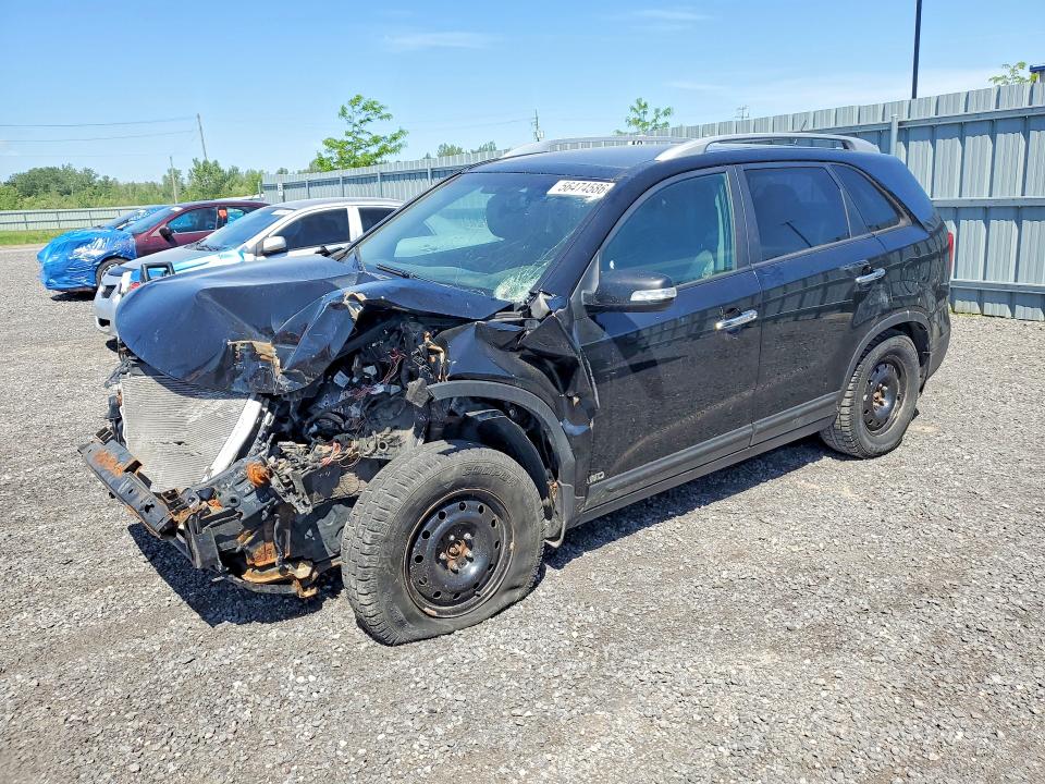 2011 Kia Sorento VIN 5XYKUDA26BG062200 COPART salvage auction — FRONT END, On - Permit Salvage, sold $150 on 2026-07-30 (photo 1)