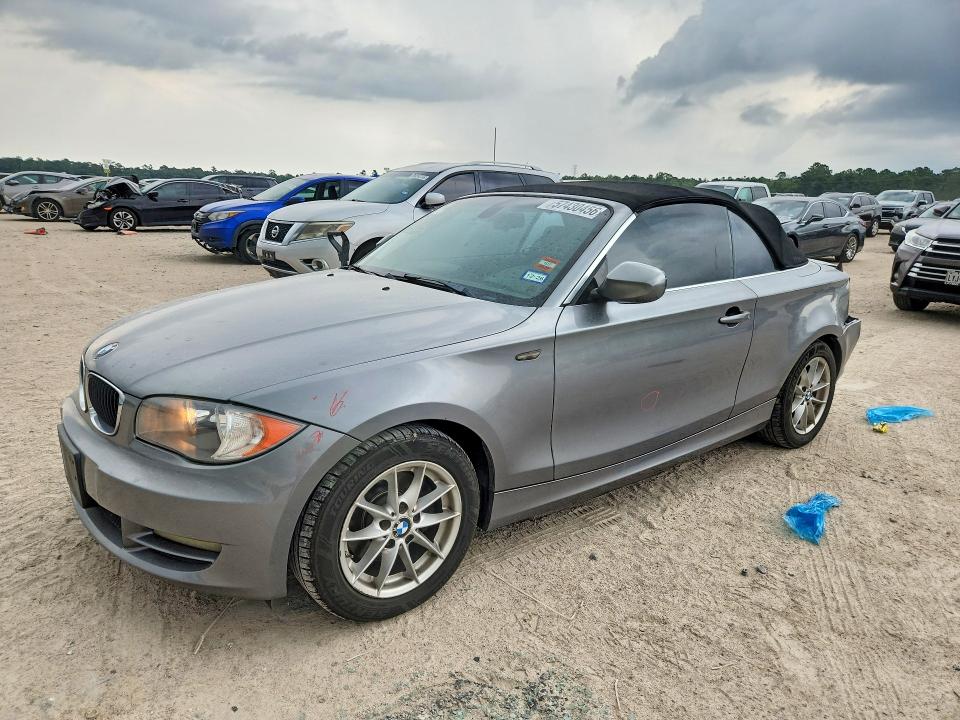 2011 BMW 1 series VIN WBAUN1C51BVH83299 COPART salvage auction — REAR END, TX - SALVAGE VEHICLE TITLE, sold $925 on 2026-07-24 (photo 1)