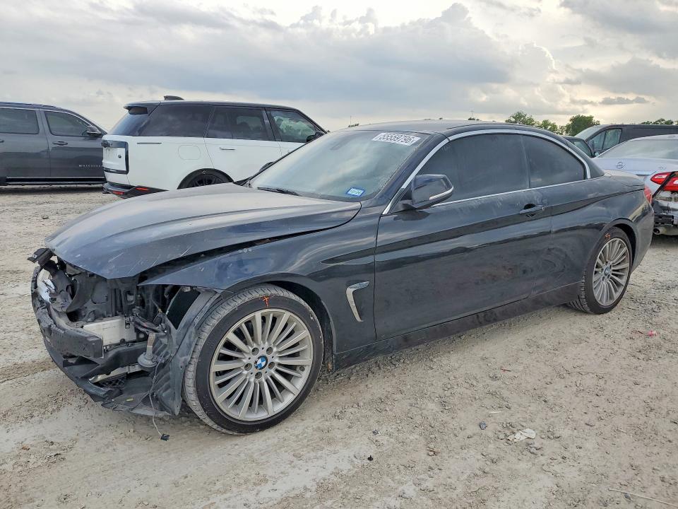2015 BMW 4er VIN WBA3V5C53FP752890 COPART salvage auction — FRONT END, Tx - Salvage Vehicle Title, sold $1,650 on 2026-08-14 (photo 1)