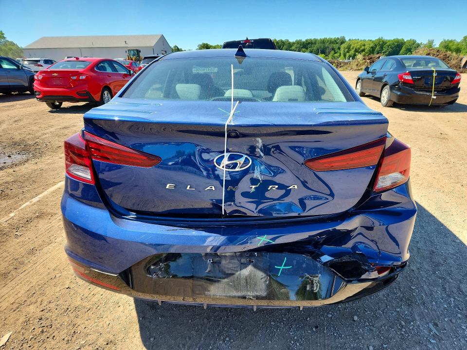 2020 Hyundai Elantra VIN 5NPD84LF7LH593848 COPART salvage auction — REAR END, Oh - Cert Of Title-Salvage, sold $2,950 on 2026-07-02 (photo 6)