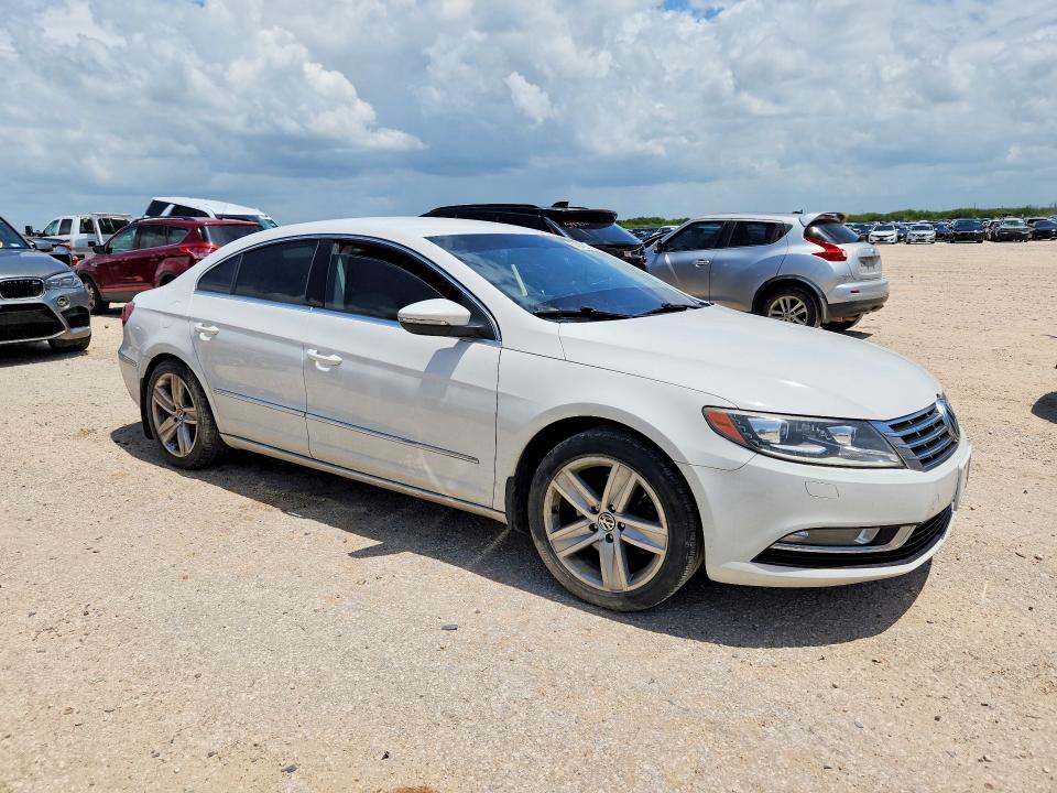 2014 Volkswagen Passat cc VIN WVWBP7AN2EE509492 COPART salvage auction — REAR END, TX - SALVAGE VEHICLE TITLE (P), sold $900 on 2026-07-16 (photo 4)