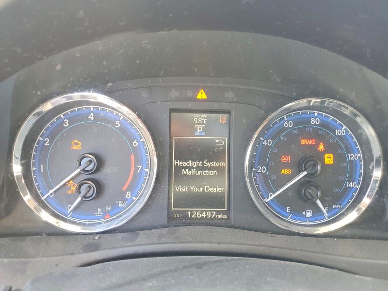 2017 Toyota VIN 5YFBURHE5HP665253 COPART salvage auction — FRONT END, Ca - Salvage Certificate, sold $3,050 on 2026-07-02 (photo 9)