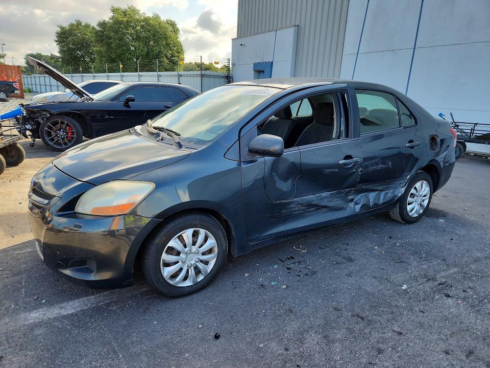 2007 Toyota Yaris VIN JTDBT923671075222 COPART salvage auction — SIDE, Fl - Cert Of Title Slvg Rebuildable, sold $675 on 2026-07-27 (photo 1)